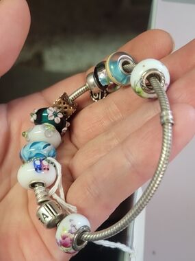 Pandora  Bracelet - Not All Beads Are Stamped 925